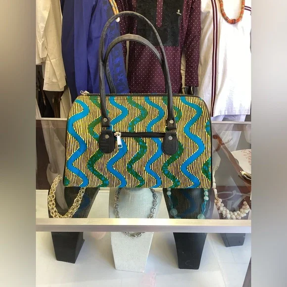 African Print Classy Bag - Picture 1 of 8